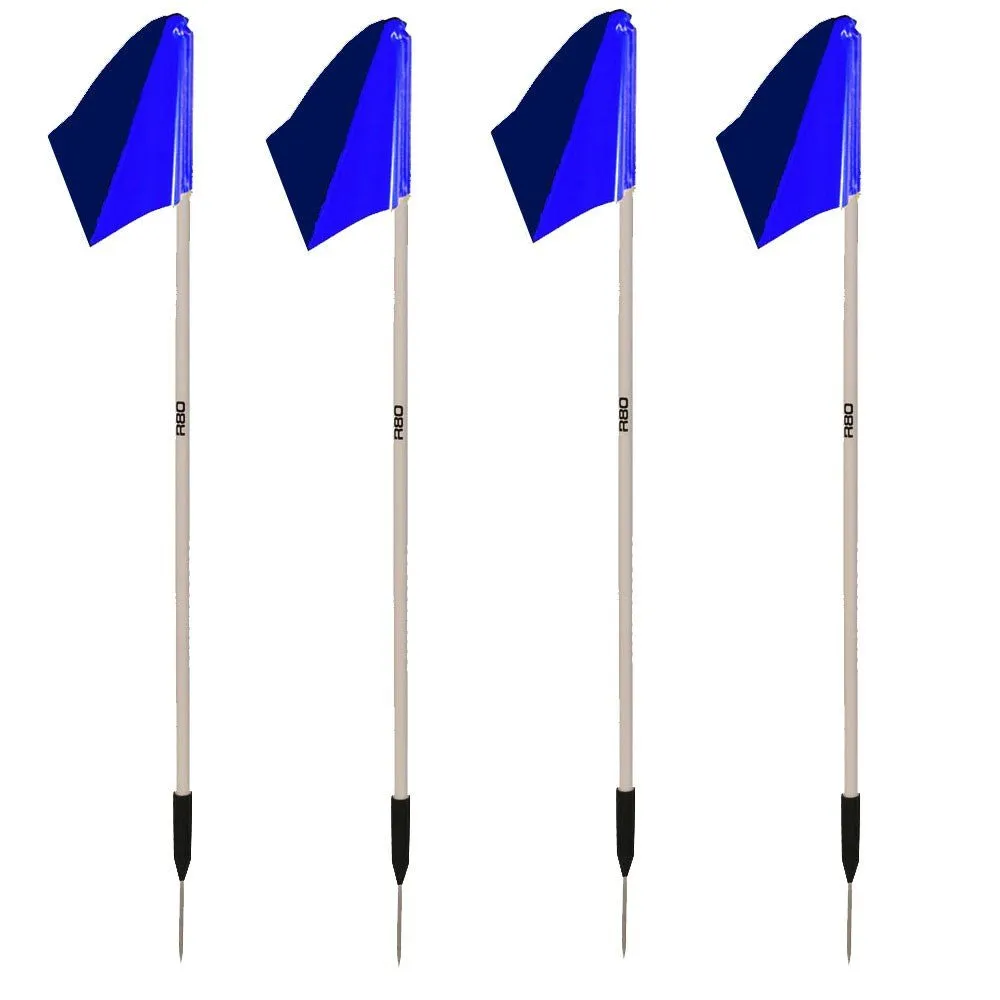 Sideline Pole with Club Colours Flag Sets