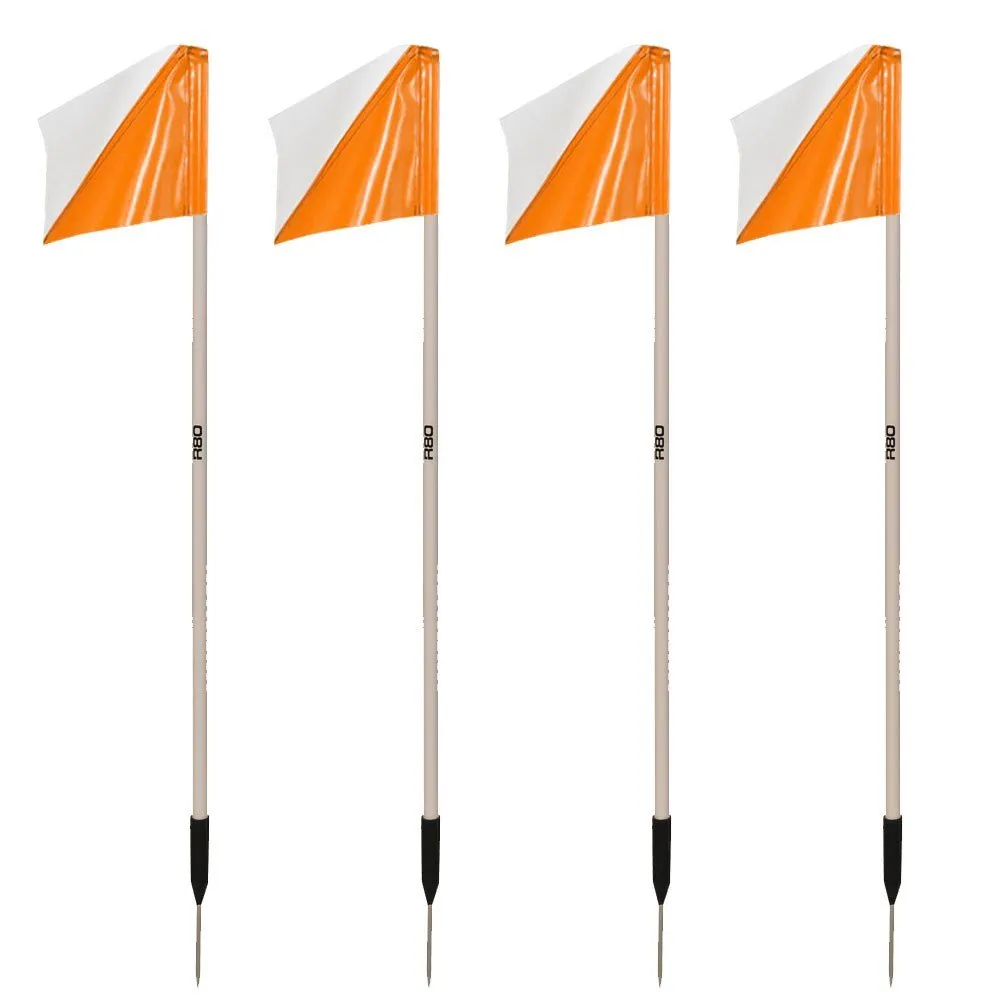 Sideline Pole with Club Colours Flag Sets