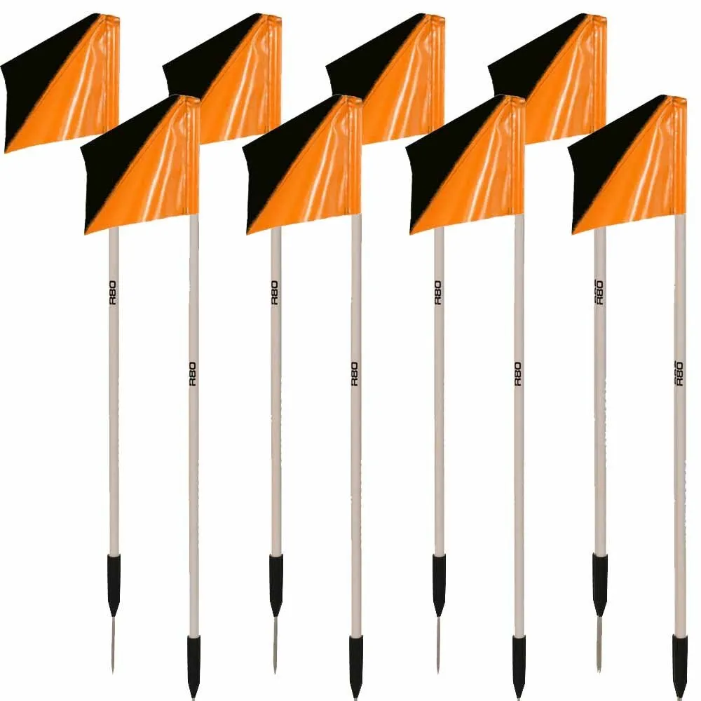 Sideline Pole with Club Colours Flag Sets