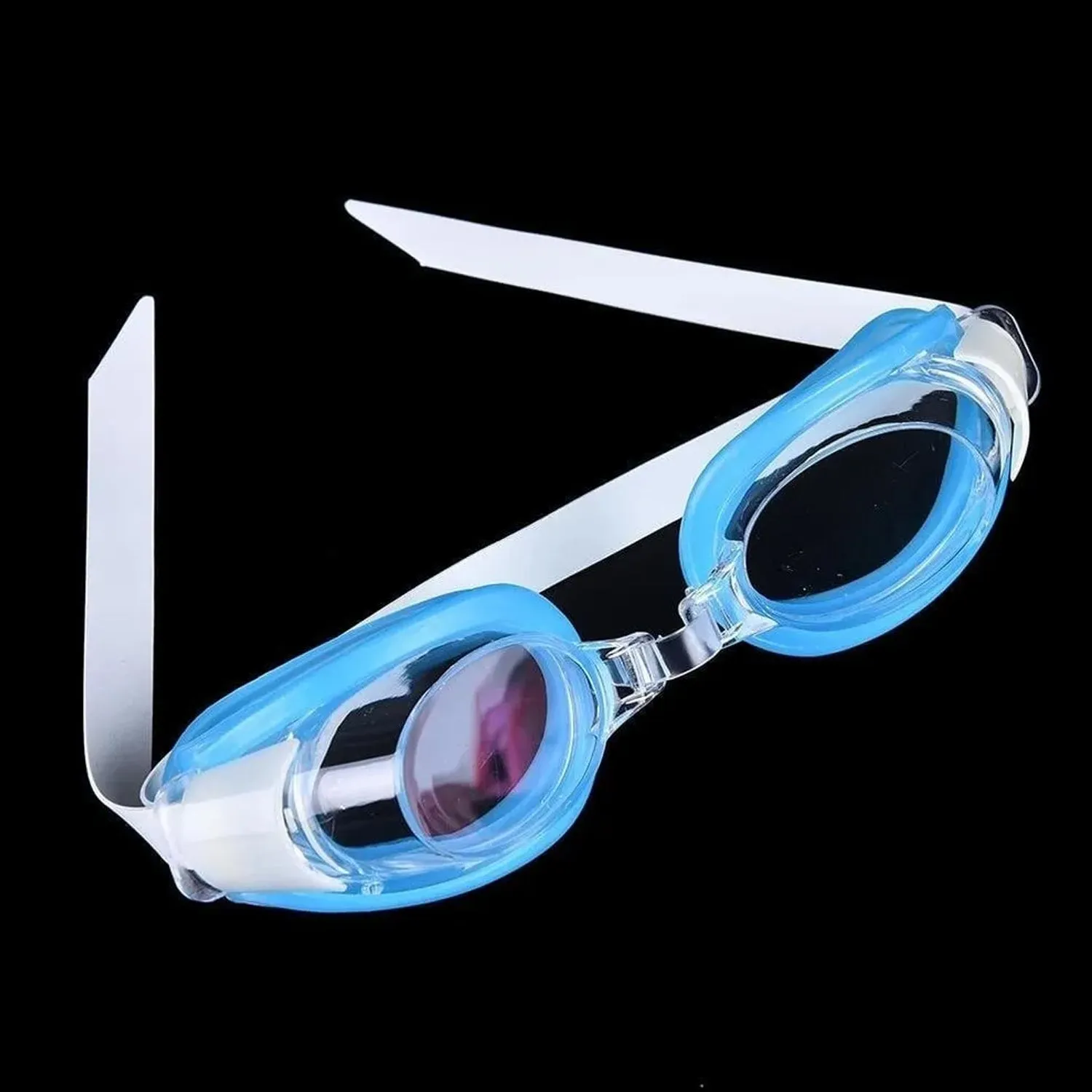 SWIMMING GOGGLES WITH ADJUSTABLE CLEAR VISION ANTI-FOG WATERPROOF SWIMMING GOGGLES