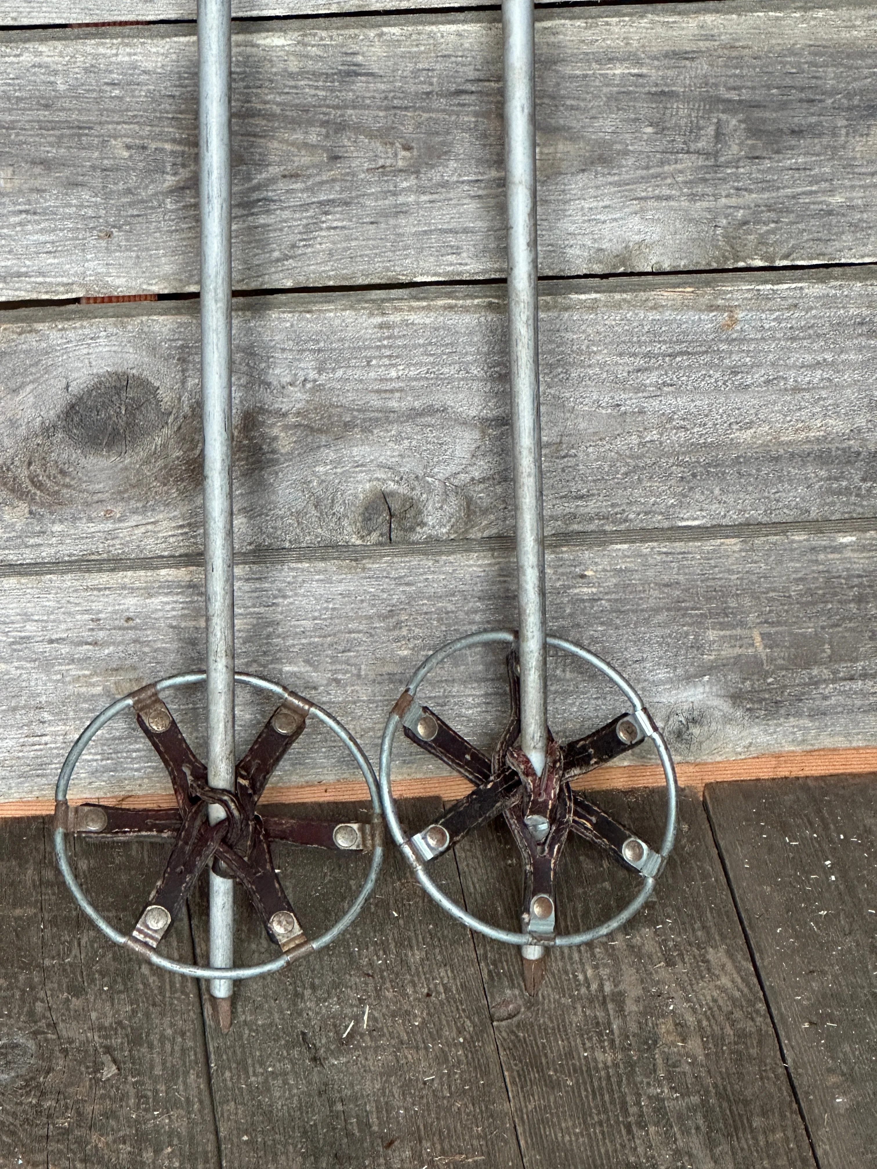 Swiss Army Ski Poles - Vintage