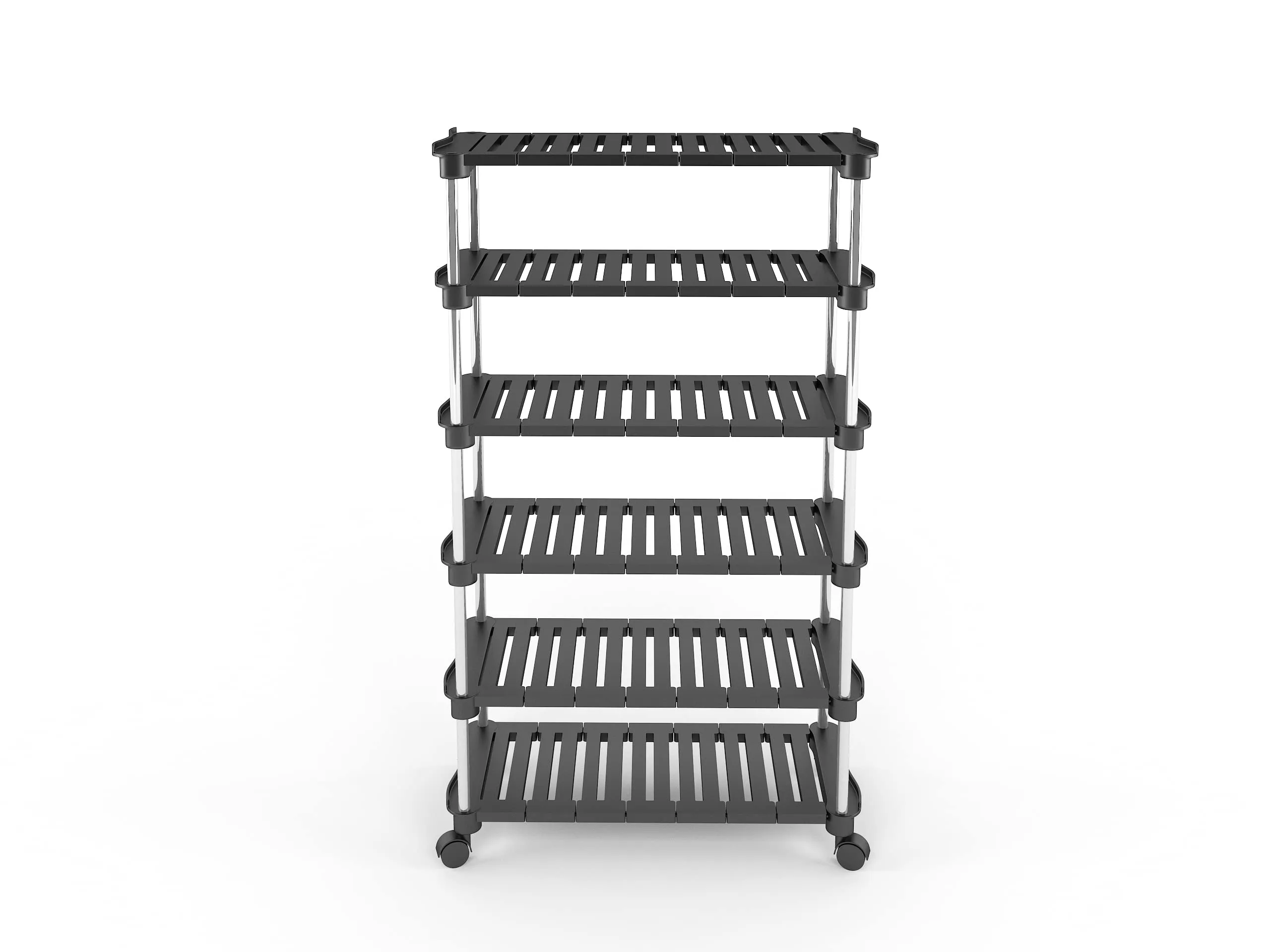 TNT THE NEXT TREND Super Smart Stackable and Durable, Easy to Assemble, Space Saving Wardrobe Organizer Shoe Rack/Book stand (6 Shelf)