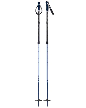 Via Aluminium Ski Touring Poles - Navy