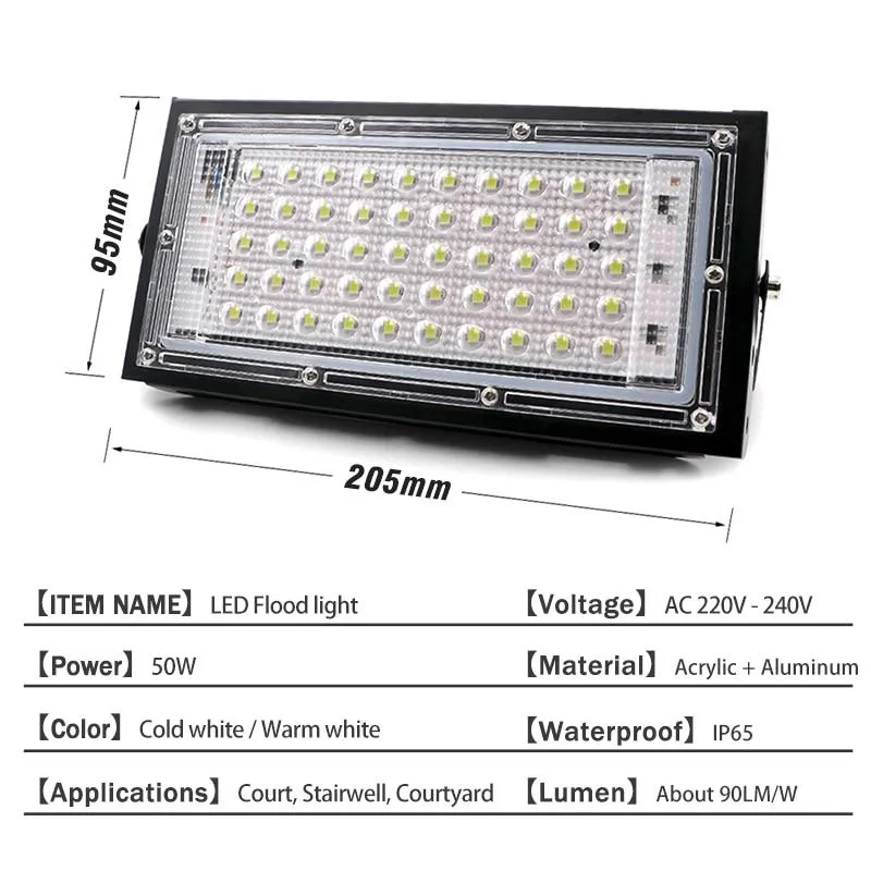 Waterproof Outdoor Wall Reflector Light