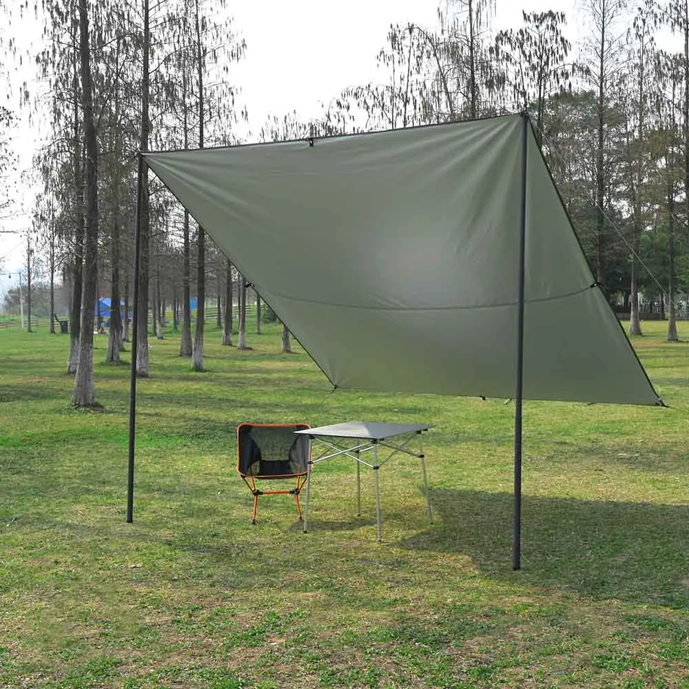 Yescom 8.5ft Telescopic Tarp Poles with Bag Heavy Duty Aluminum