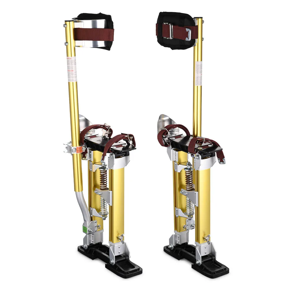 Yescom Drywall Stilts 16" - 24" Adjustable Aluminum Color Options