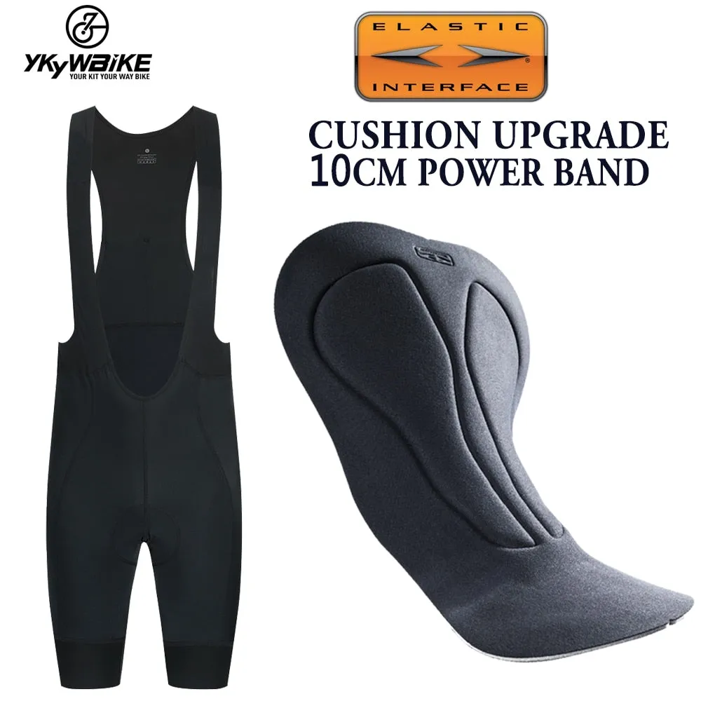 YKYW Men’s Cycling Bib Shorts 8H Padded Breathable Pro Team Breathable Elastic Interface